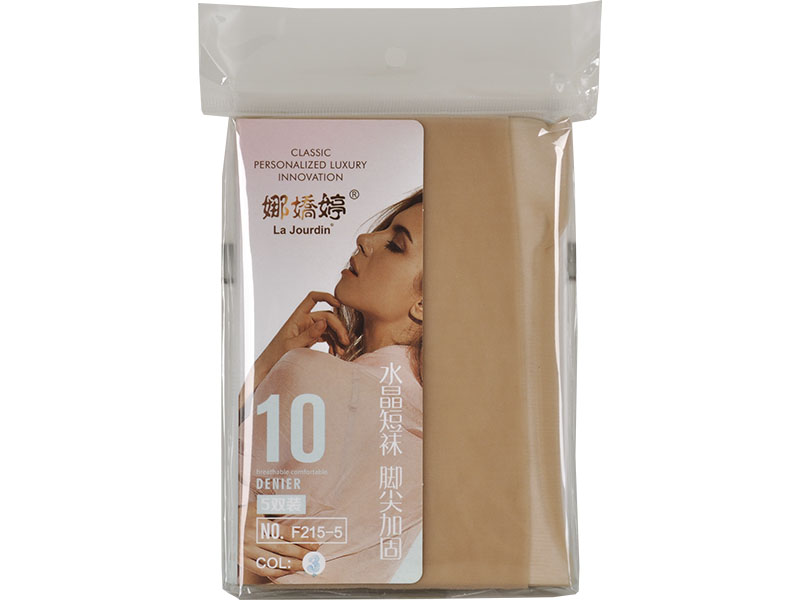 娜嬌婷 10D水晶絲短襪 F215-5(5對(duì)裝）