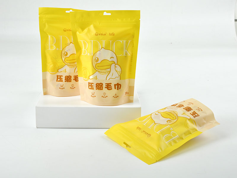B.DUCK小黃鴨071一次壓縮洗臉巾