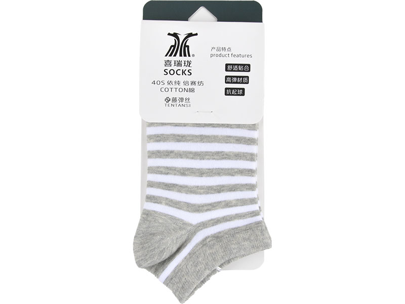 喜瑞瓏5242 運(yùn)動(dòng)男棉船襪